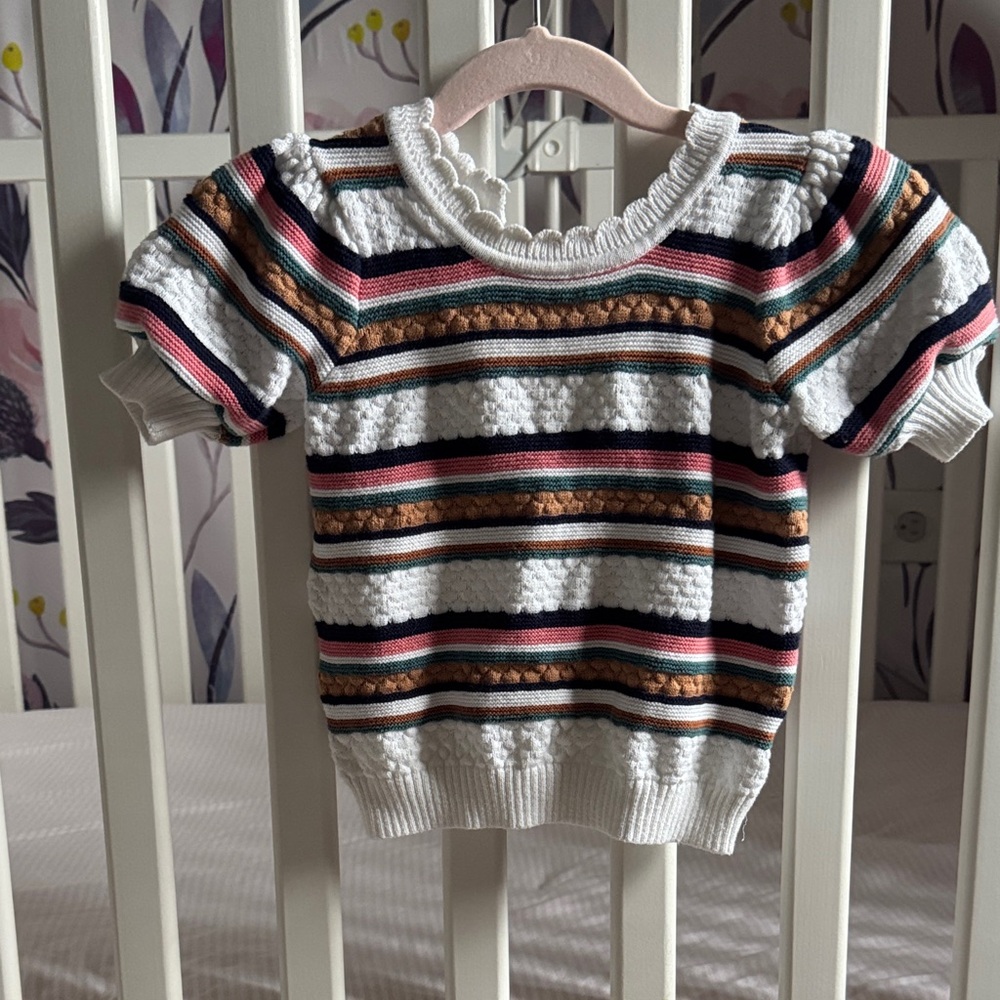 Janie and Jack Multicolor Striped Sweater